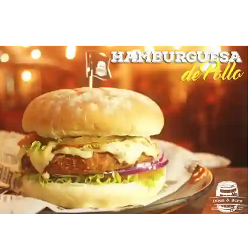 Hamburguesa Clásica Pollo