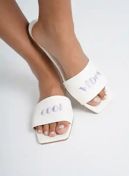 Arkitect Sandalias Plana Para Mujer Hueso 39