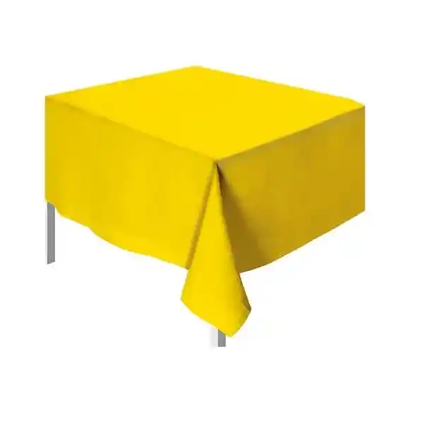 Sempertex Mantel Plástico Para Fiesta Amarillo