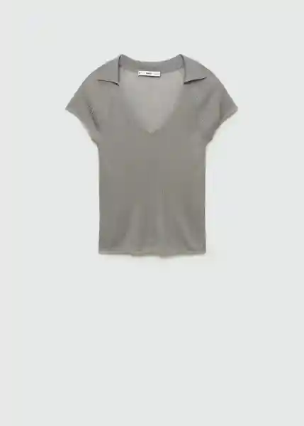 Polo Celine Gris Talla M Mujer Mango