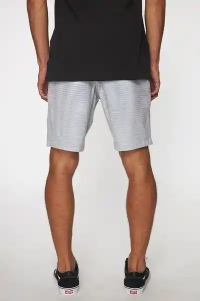 ONeill Bermuda Walkshort Stockton Stripe Gris Talla 36