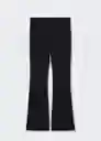 Pantalón Jade Negro Talla 18 Mujer Mango