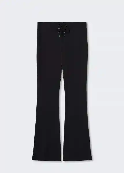 Pantalón Jade Negro Talla 18 Mujer Mango