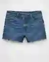 Short Mujer Azul Talla: 2 8218914 American Eagle