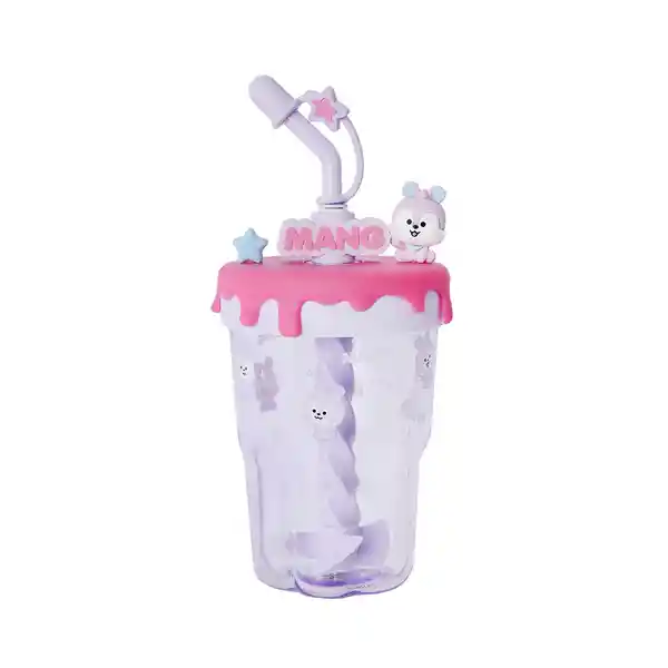 Vaso Con Pitillo Baby Mang 560 mL Serie Bt21 Miniso