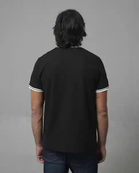 Camiseta Hombre Negro Talla M 109G018_NEG194007 Rifle