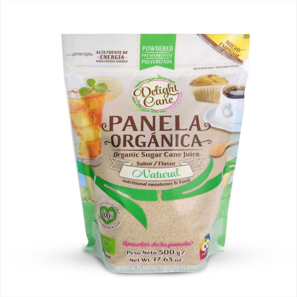Panela Pulverizada Delight Caneorganica 500 g