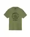 Camiseta Compass Graphic Verde Loden Oscuro Talla L Chevignon