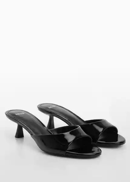 Sandalias Low1 Negro Talla 42 Mujer Mango