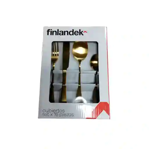 Finlandek Set Cubierto Dorado SC1011GOLD