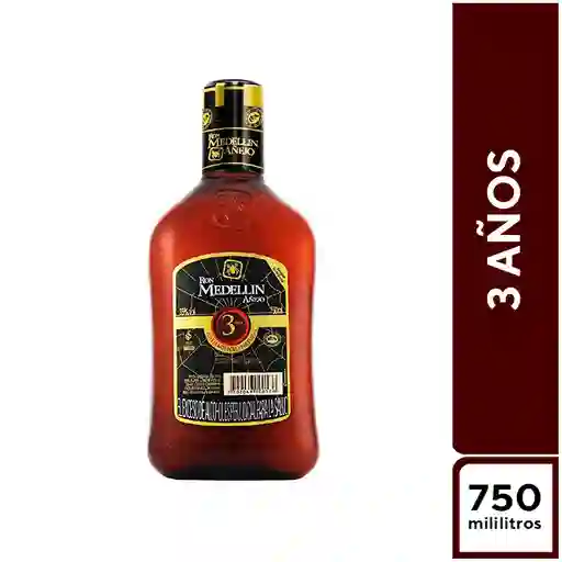 Ron Medellin 3 Años 750 ml