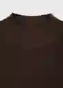 Vestido Seseta Chocolate Talla XS Mujer Mango