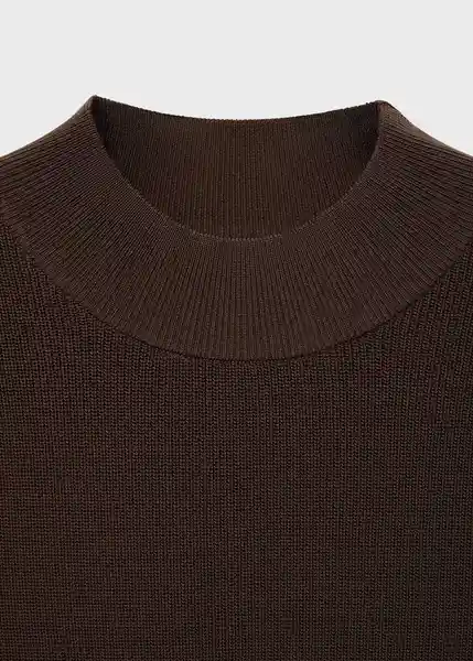 Vestido Seseta Chocolate Talla XS Mujer Mango