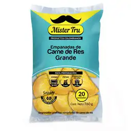 Mister Tru Empanadas Grandes con Carne de Res