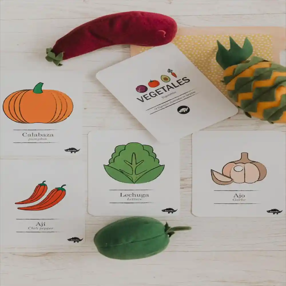 Flash Cards Vegetales