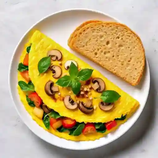Desayuno con Omelette Vegano