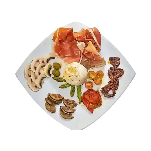 Burrata con Prosciutto
