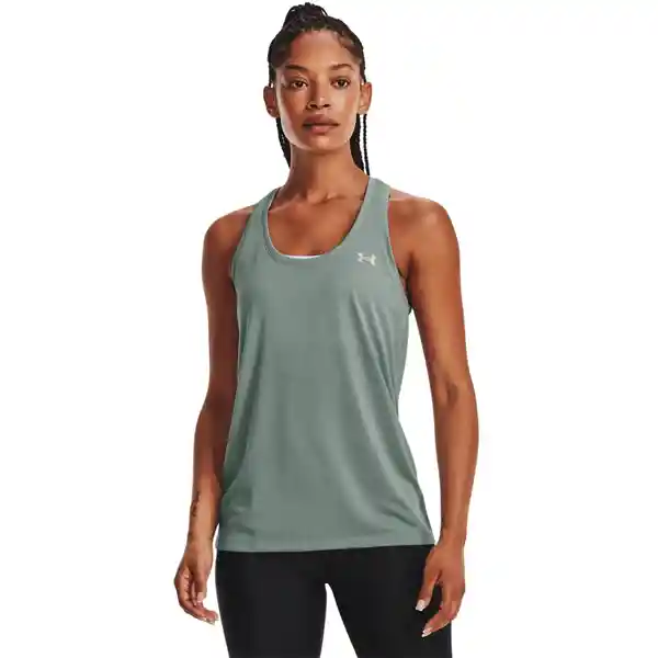 Under Armour Esqueleto Tech Tank Verde T. SM Ref: 1275045-781