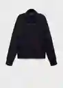 Buzo Sudadera Joni Navy Talla M Hombre Mango