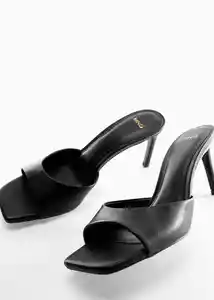 Sandalias Moog Negro Talla 38 Mujer Mango