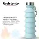 Miniso Termo de Silicona Plegable Azul 550 mL