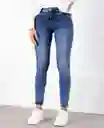 jean skinny anna indigo medio talla 12 mujer Naf-Naf