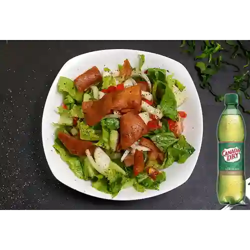 Combo Ensalada Fattoush + Canada Dry Ginger Ale 400 ml