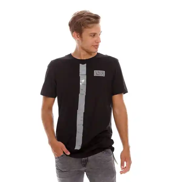 Marithé Francois Girbaud Camiseta Para Hombre Negro Talla M