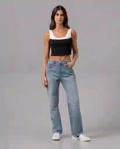 Camiseta Mujer Negro Noche Ultraoscuro Talla L 35091 Rifle