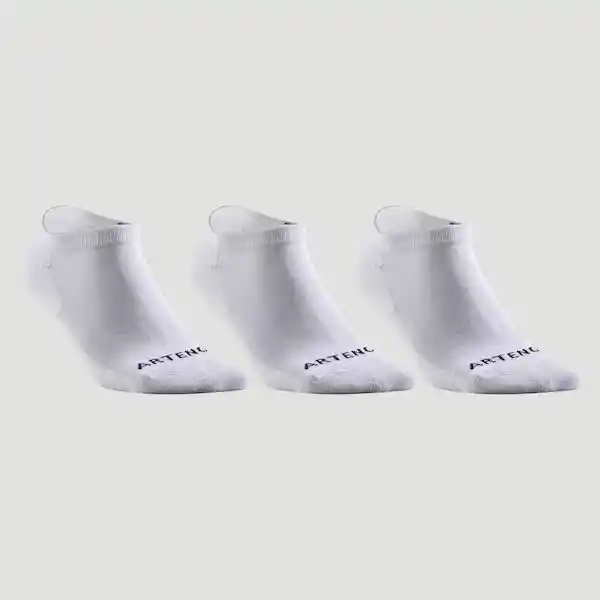 Artengo Medias Cortas de Tenis Blanco Talla 43-46 RS 100