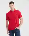 Camiseta Polo Muscle Rojo Chili Oscuro S Chevignon