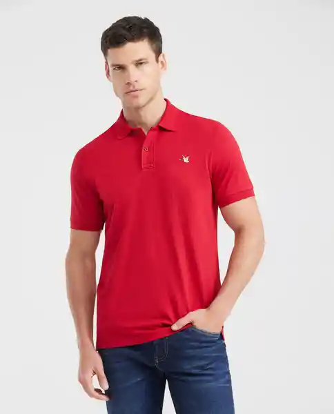 Camiseta Polo Muscle Rojo Chili Oscuro S Chevignon