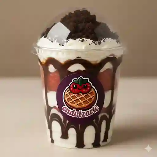 Choco fresas con crema 12oz