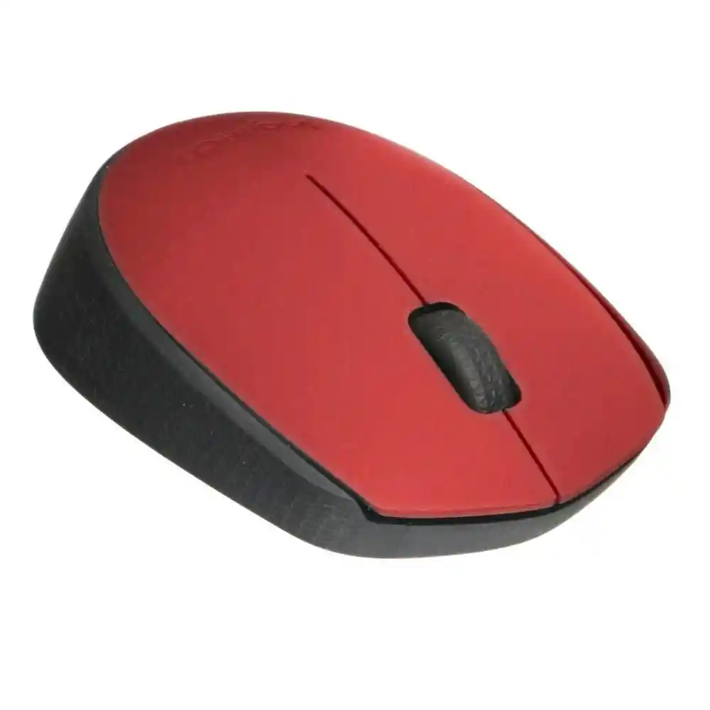 Logitech Mouse Inalámbrico Rojo M170