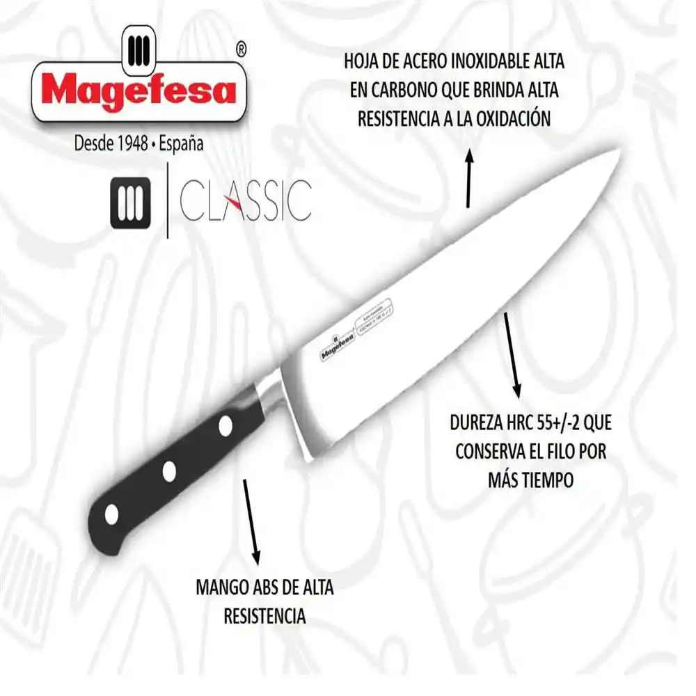 Magefesa Cuchillo Deshuesador Classic 125 mm