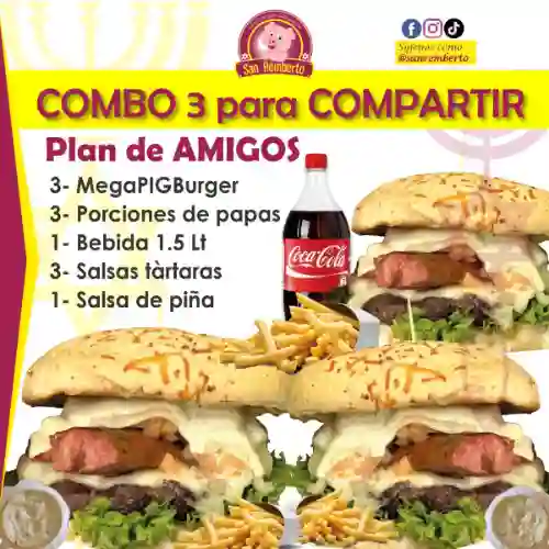 Combo 3 Plan Amigos