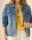 Chaqueta Azul Azulado Medio Talla L 123G003 Esprit