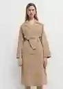 Gabardina Trench Cloud Hielo Talla XS Mujer Mango