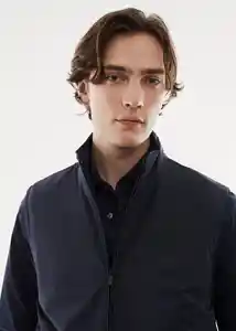 Chaleco Galest Navy Talla L Hombre Mango