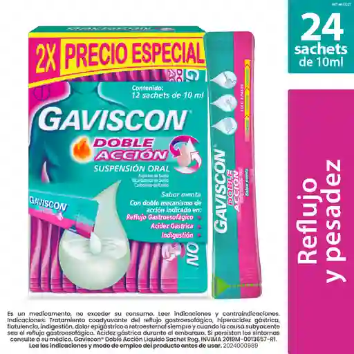 2 x Gaviscon DA Sachet