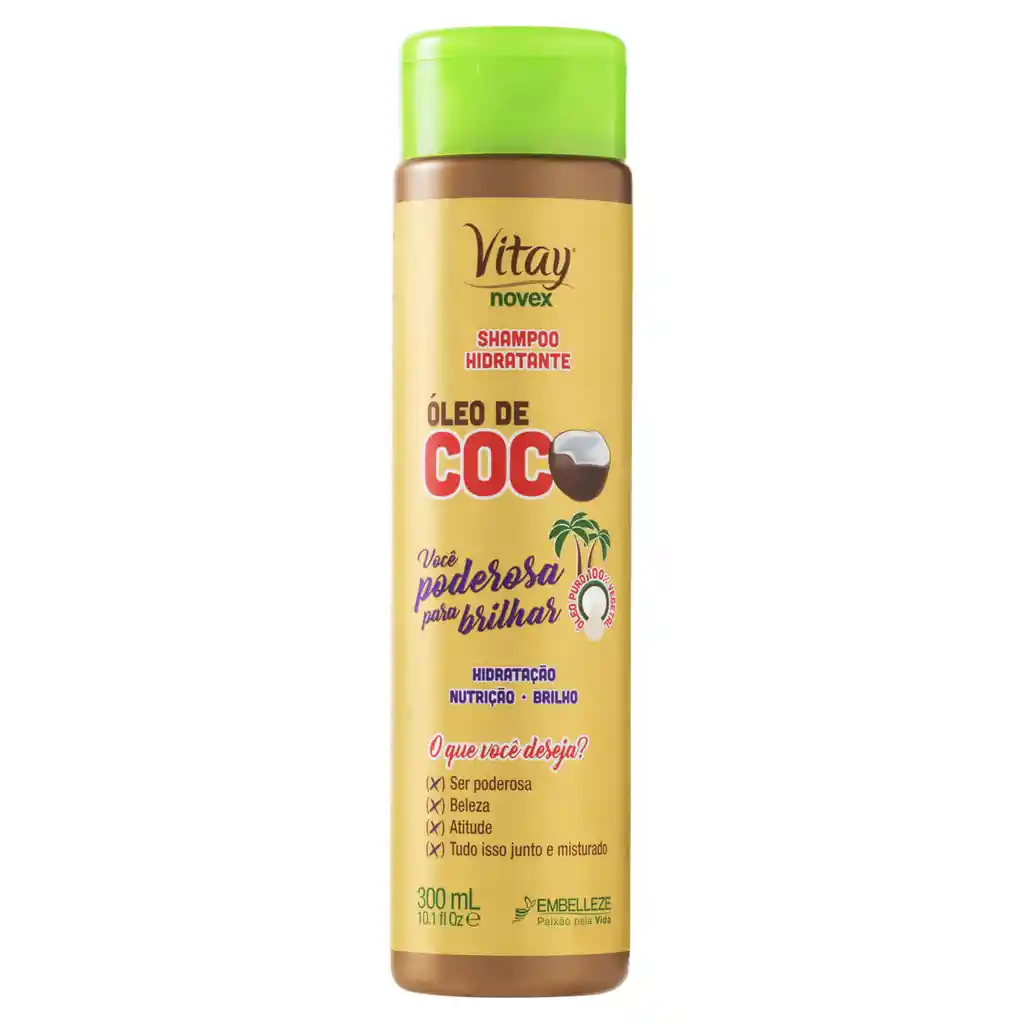 Novex Shampoo Oleo de Coco 300ml