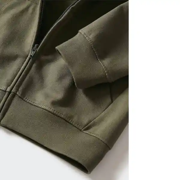 Sudadera Francia3 Khaki Talla 12 Niños Mango