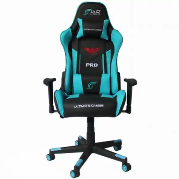 Silla Gamer Con Diseño Exclusivo Ergonómico Color Azul