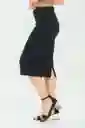 Falda Lapiz Color Negro Talla 8 Ragged
