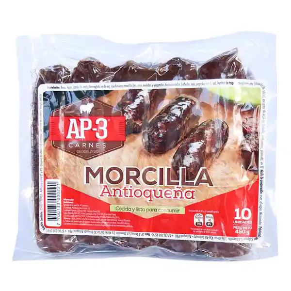 Ap3 Carnes Morcilla Antioqueña