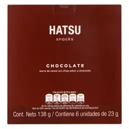 Hatsu Snack Barra de Chocolate