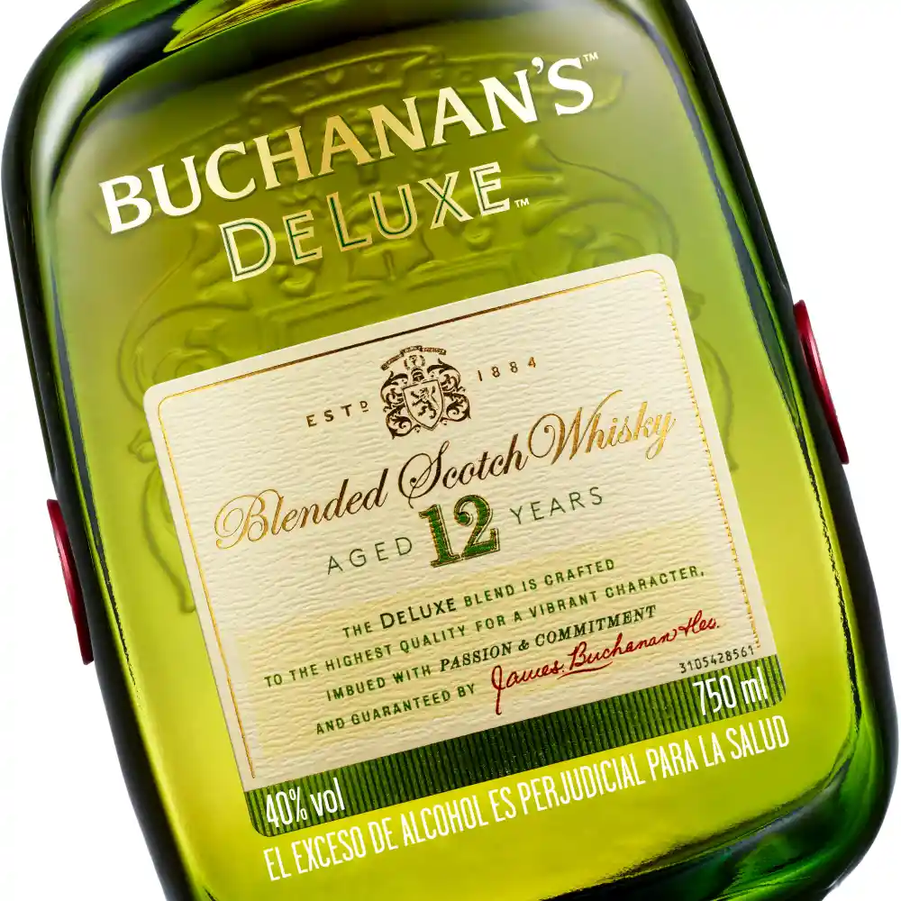 Buchanan's Deluxe whisky escocés 12 años 750 ml