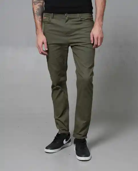 Pantalón Hombre Verde 38 160G101_VER190414 Rifle