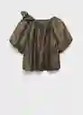 Blusa Goldy Oro Talla 11 Niñas Mango