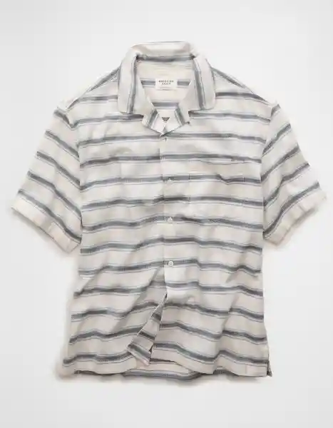 Camisa Hombre Azul Talla Large 2912400 American Eagle